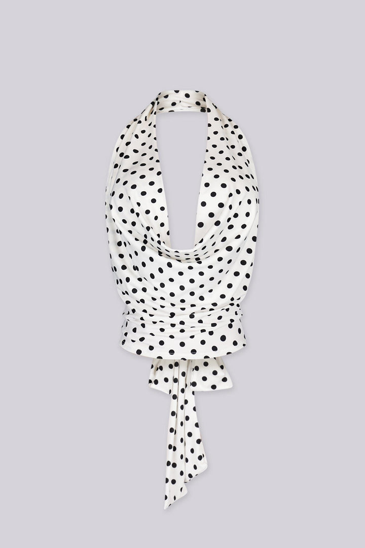 Polaris Dot Halter Top