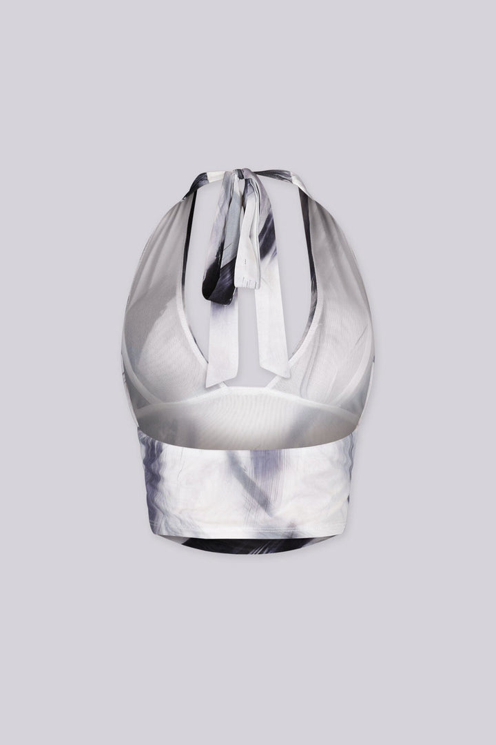 Marble Veil Halter Top