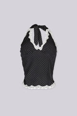 Dottie Lace Halter Cami Top