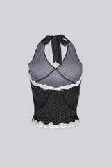 Dottie Lace Halter Cami Top