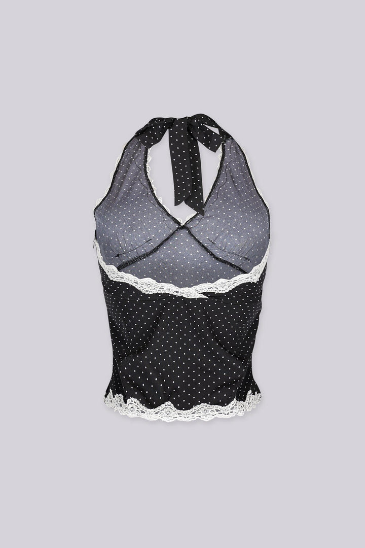 Dottie Lace Halter Cami Top