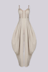 Ovela Sheer Corset Jumpsuit
