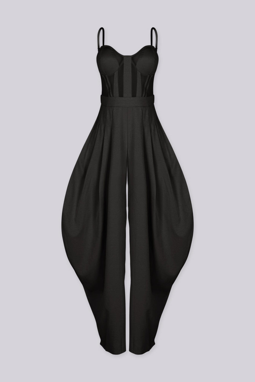Ovela Sheer Corset Jumpsuit