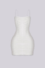 Rosy Temptation Mini Dress