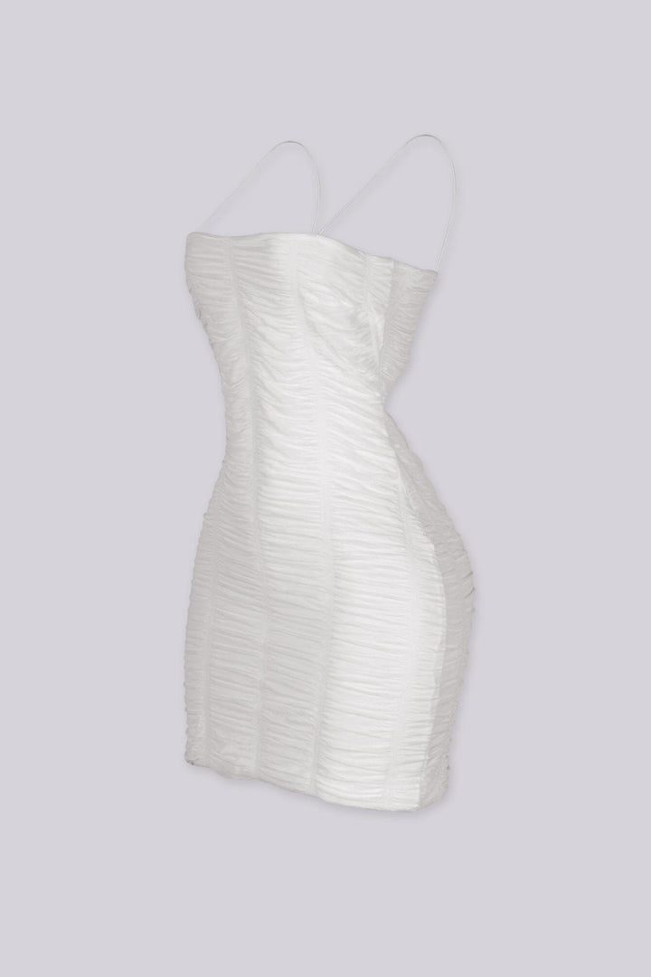 Rosy Temptation Mini Dress