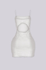 Rosy Temptation Mini Dress