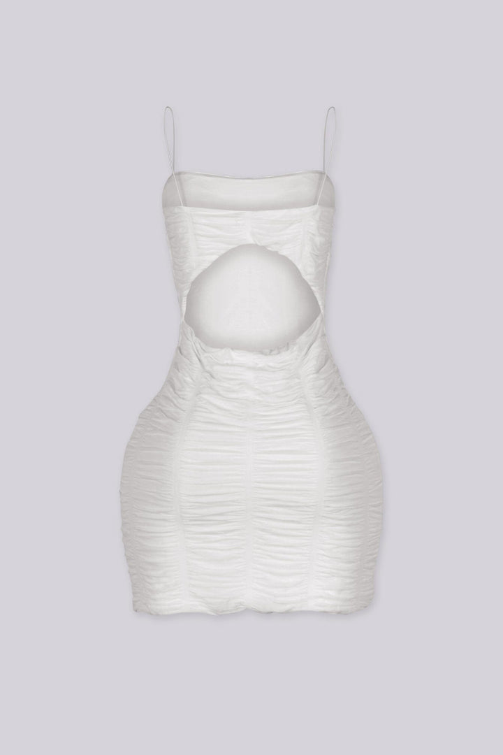 Rosy Temptation Mini Dress