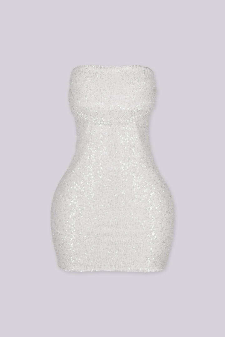 Delilah Pearl Sequin Mini Dress