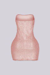 Delilah Pearl Sequin Mini Dress