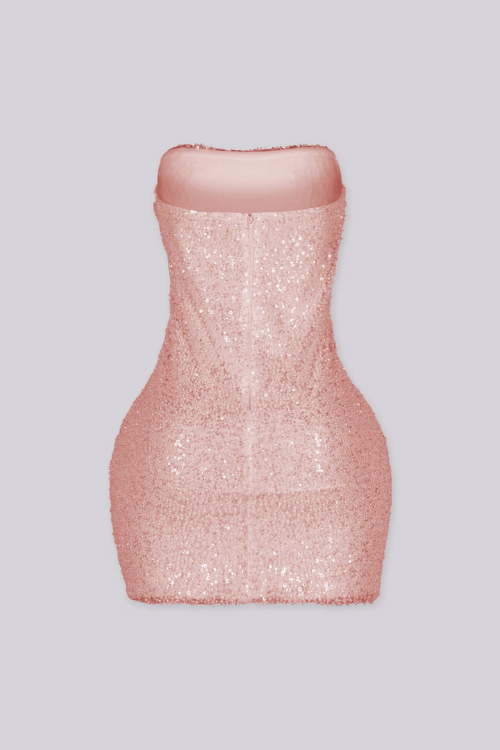 Delilah Pearl Sequin Mini Dress
