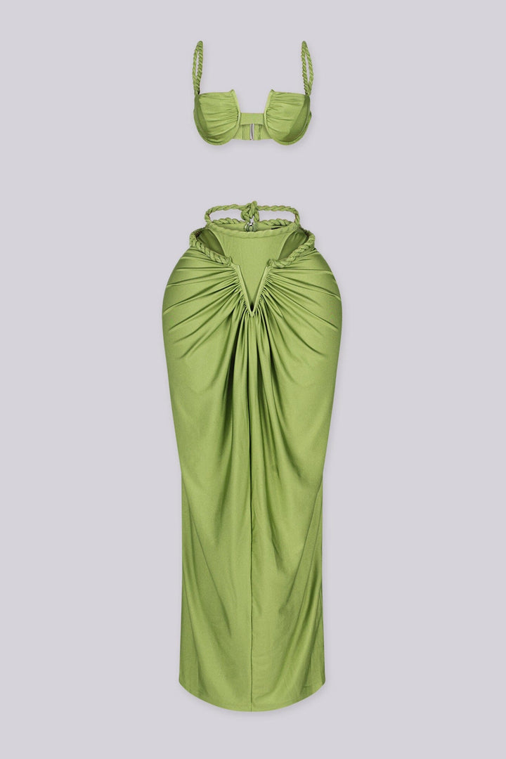 Stereo Love Bra &amp; Maxi Skirt SET