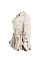 Con estilo Long Sleeve Cargo Romper