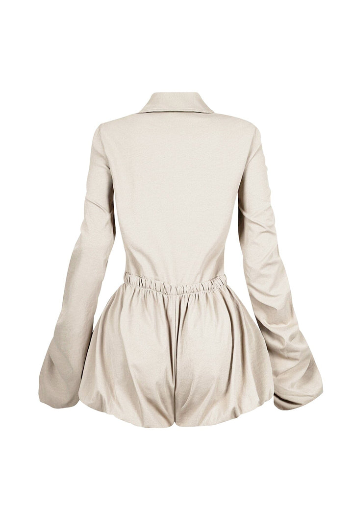 Con estilo Long Sleeve Cargo Romper