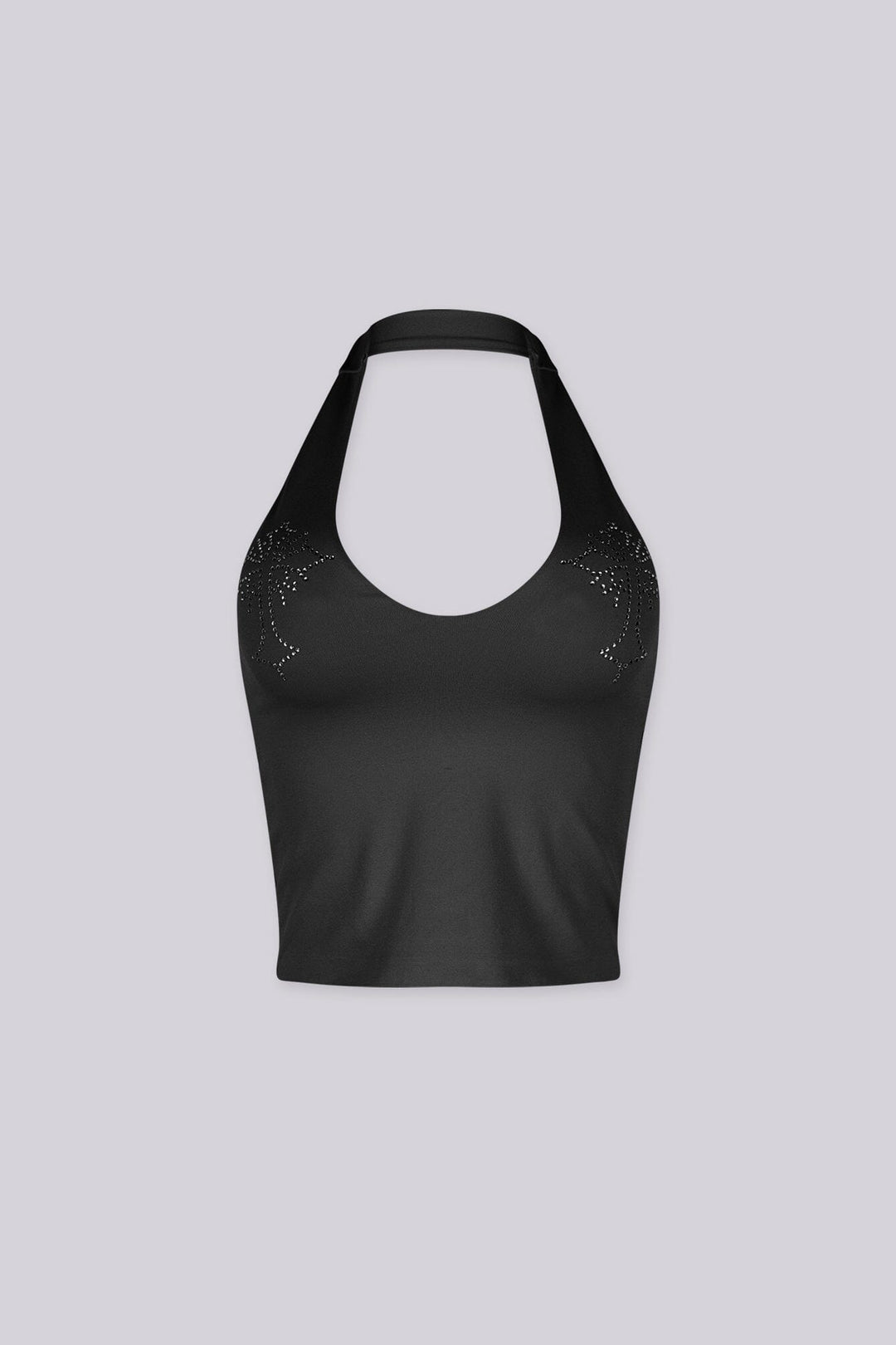 Discoketa Cross Halter Top