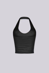 Discoketa Cross Halter Top