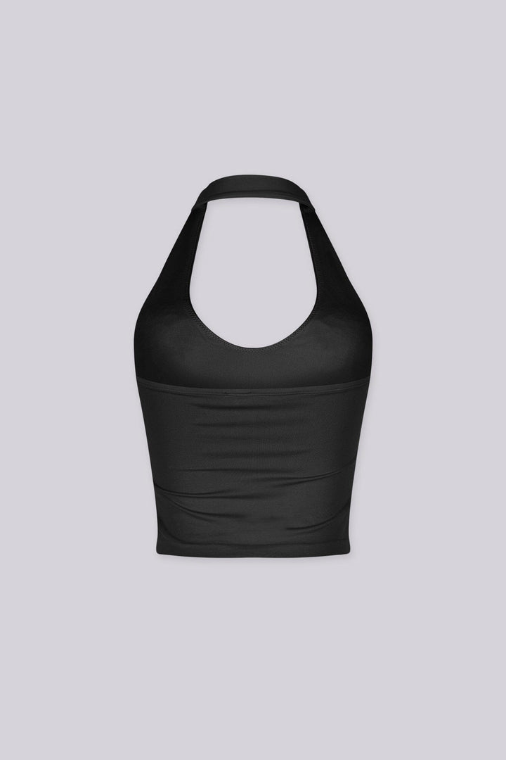 Discoketa Cross Halter Top