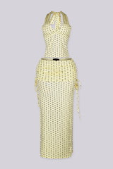 Limonetta Halter Top &amp; Maxi Skirt SET