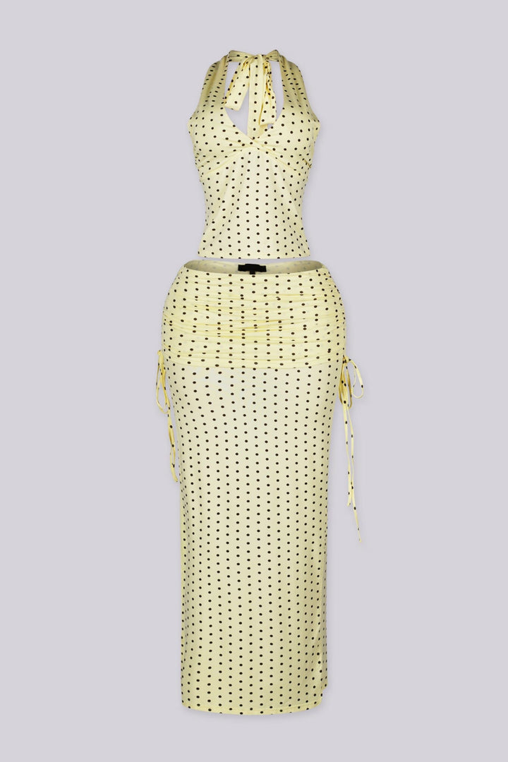 Limonetta Halter Top &amp; Maxi Skirt SET