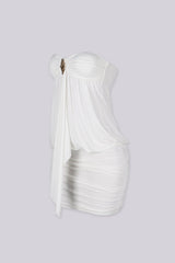 Blackhole Drape Mini Dress