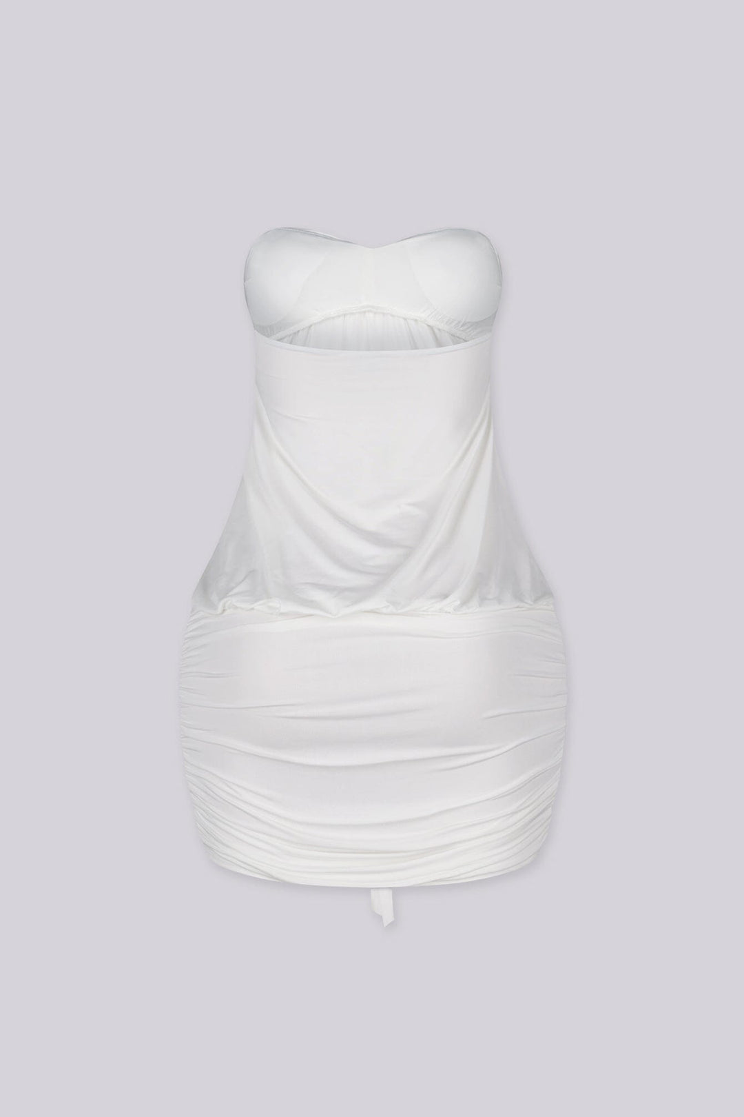 Blackhole Drape Mini Dress