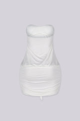 Blackhole Drape Mini Dress