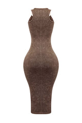 Raymond Mineral Wash Long Dress