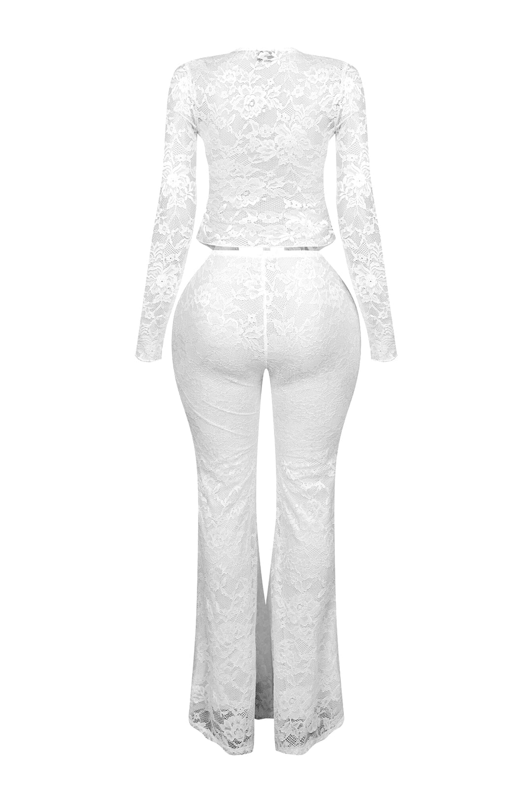 Everly Lace Top &amp; Wide Pants SET