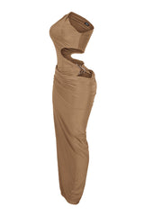Stormy One Shoulder Maxi Dress