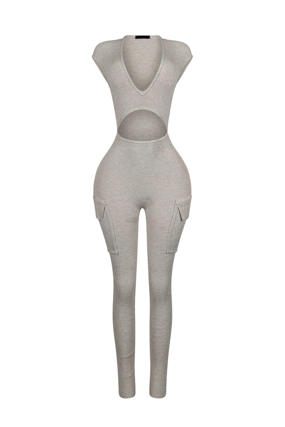 Alara Waist Cutout Pocket Jumpsuit