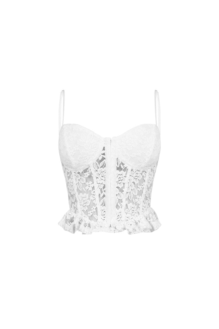 Lace Whisper Hook &amp; Eye Bralette Top