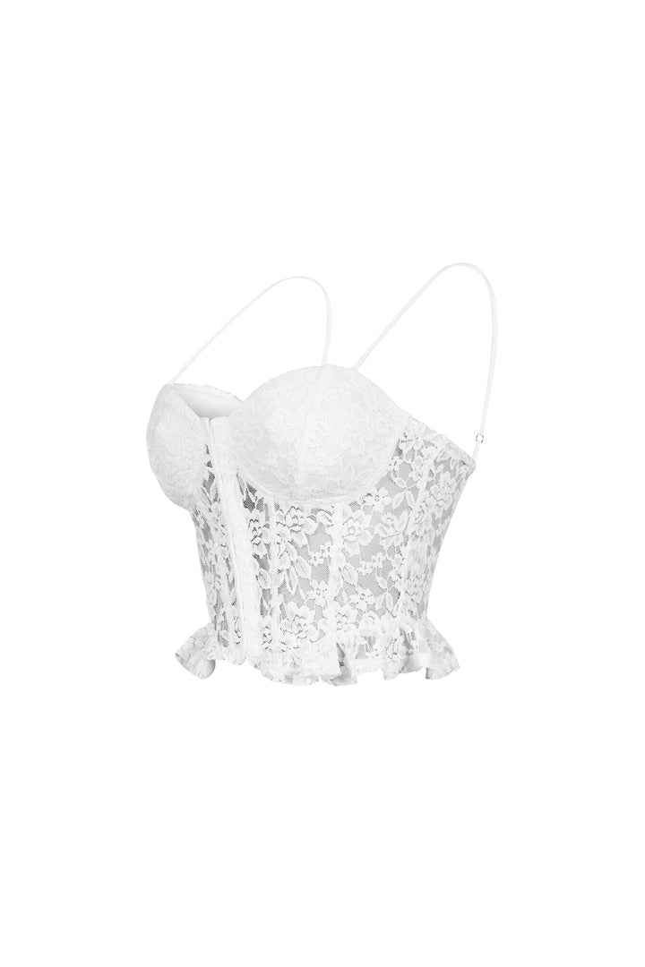 Lace Whisper Hook &amp; Eye Bralette Top