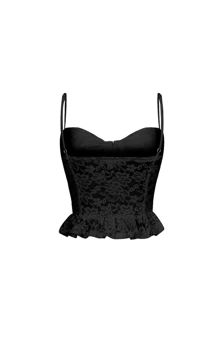 Lace Whisper Hook &amp; Eye Bralette Top