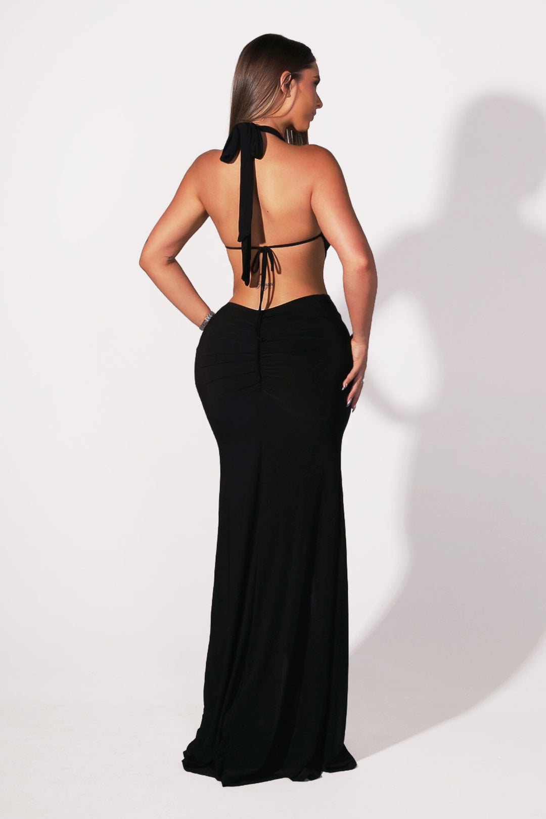 Nexus Halter O Ring Maxi Dress – EDGE