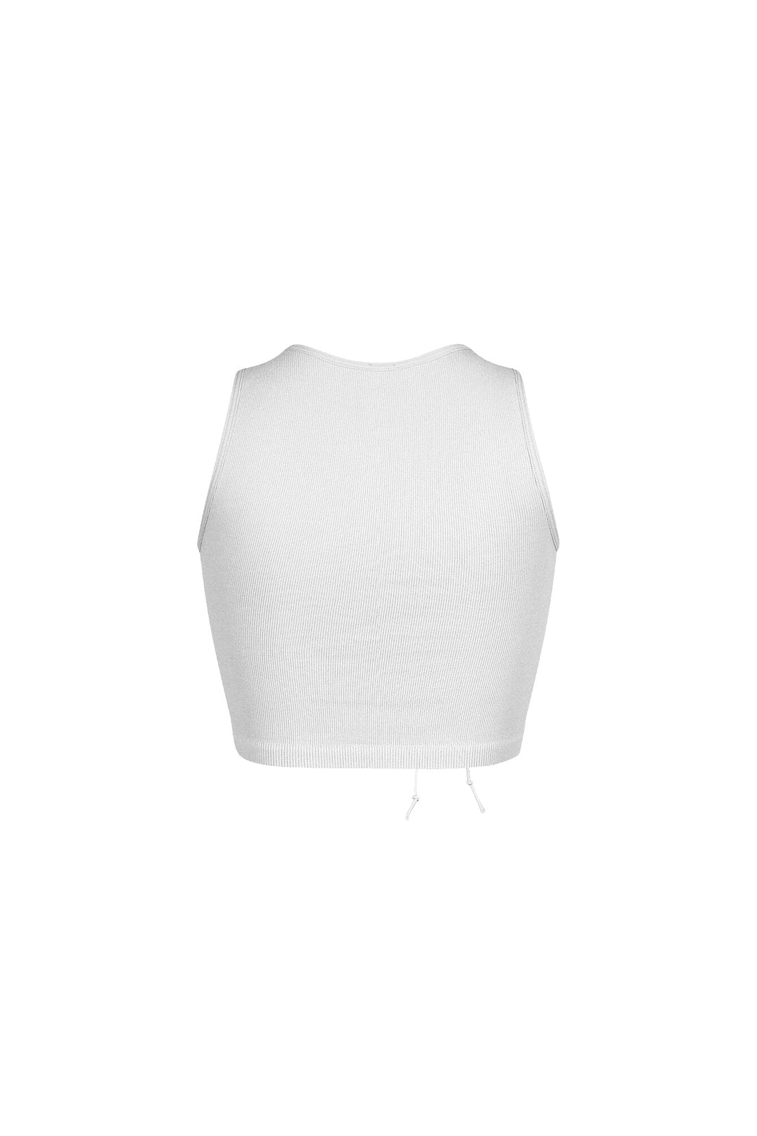 Vogue Lace Up Cutout Crop Top