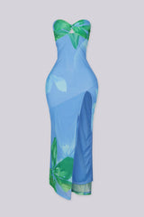 Zia Twist Tube Midi Dress