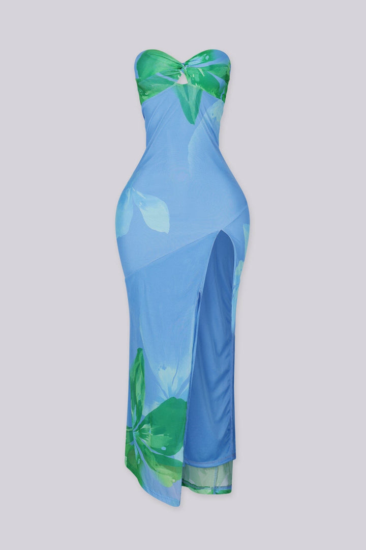 Zia Twist Tube Midi Dress
