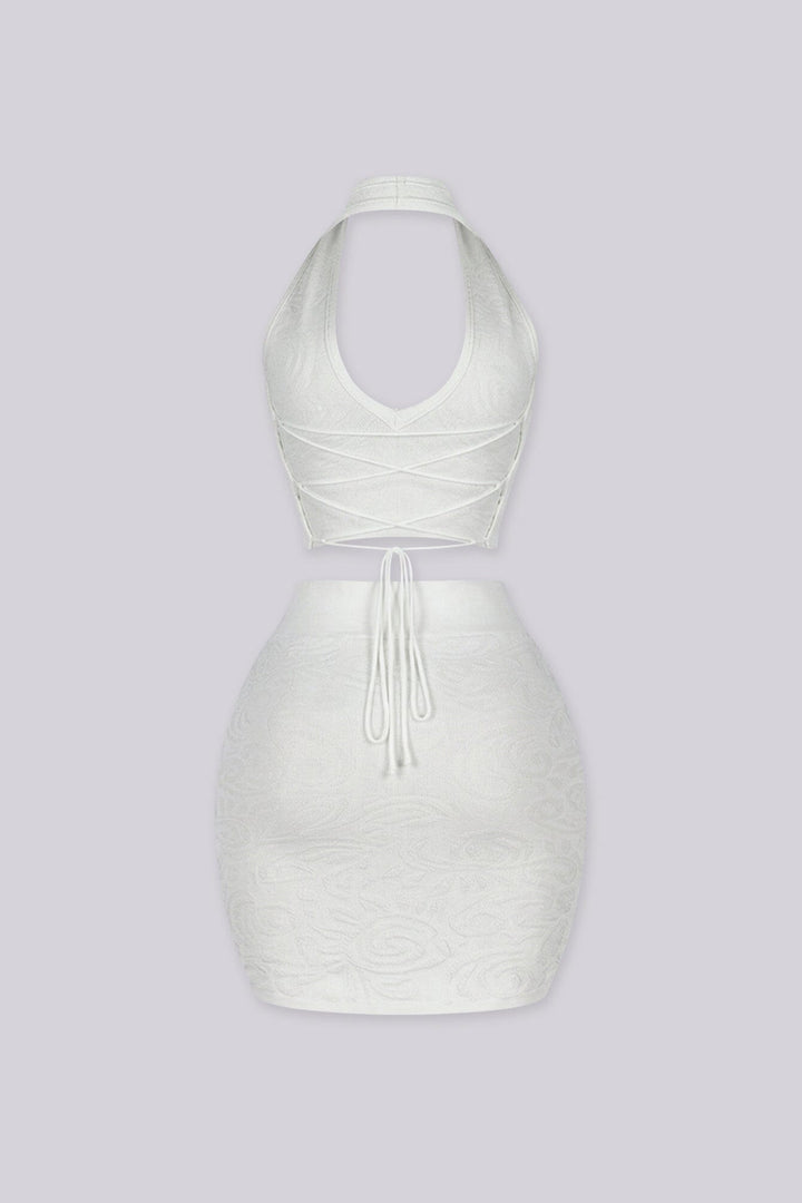 Fiera Heat Knit Top &amp; Skirt SET