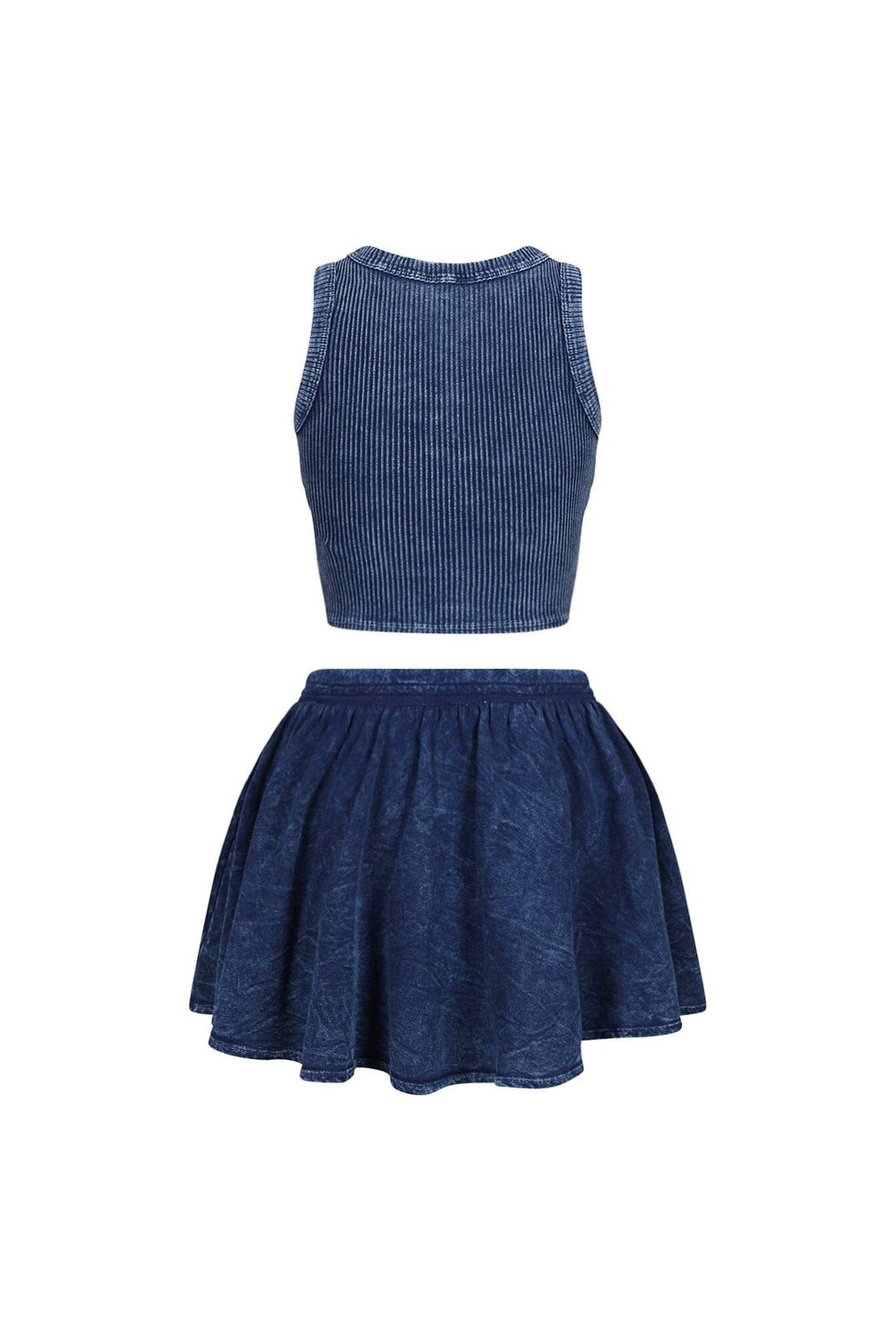 Summer Breeze Mineral Washed Top &amp; Skirt SET