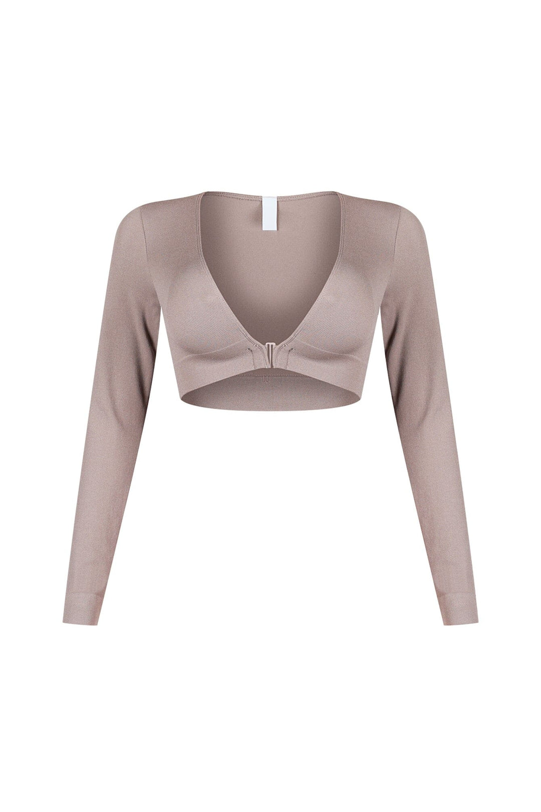 Clean V Neck Long Sleeve Top