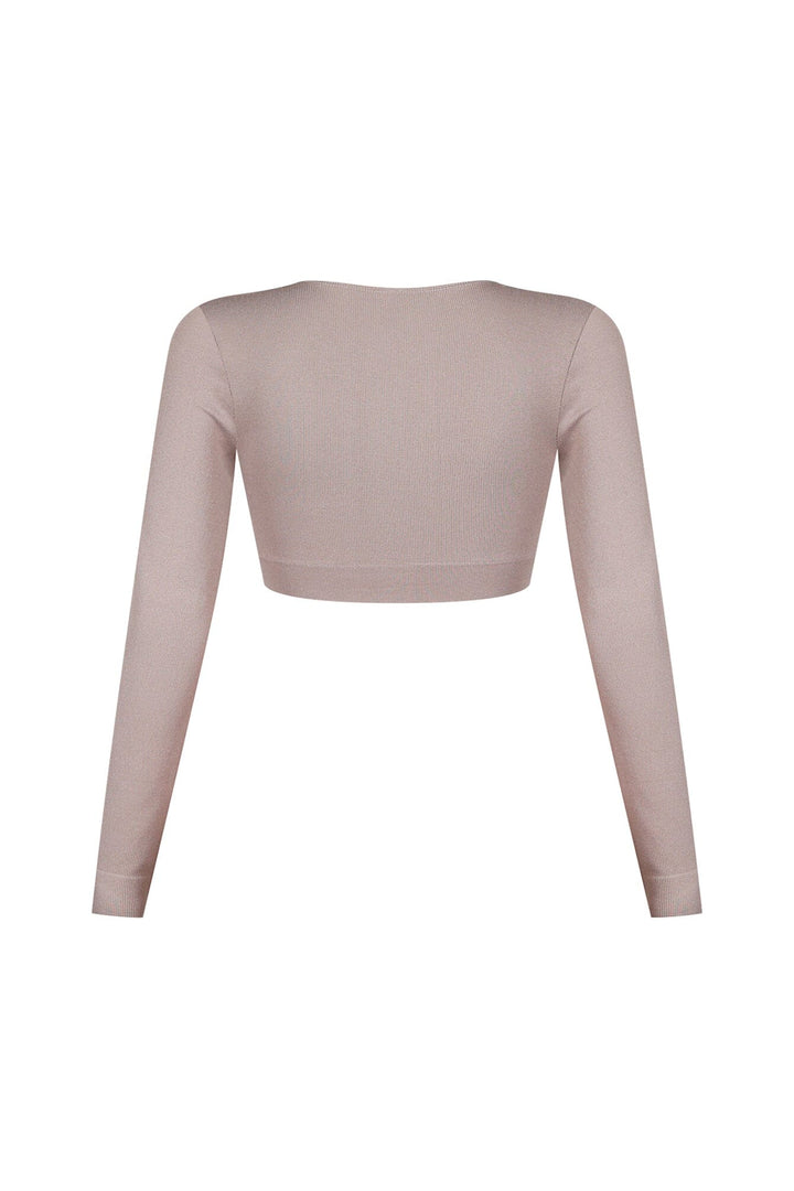 Clean V Neck Long Sleeve Top
