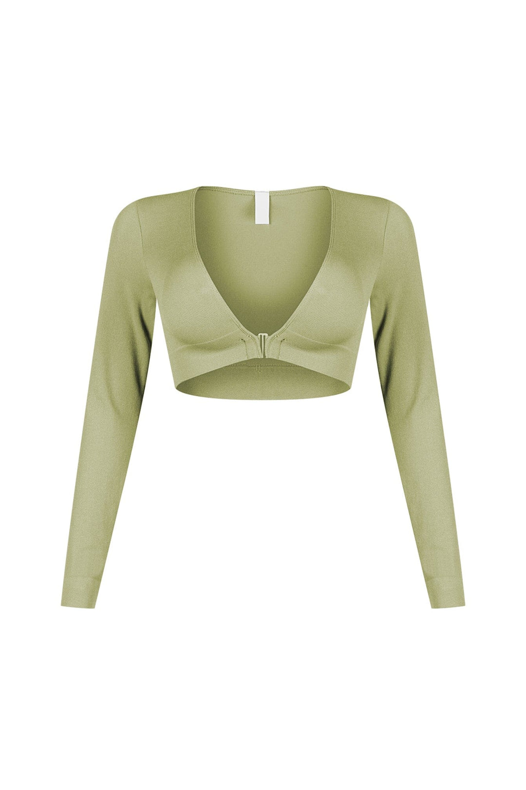 Clean V Neck Long Sleeve Top