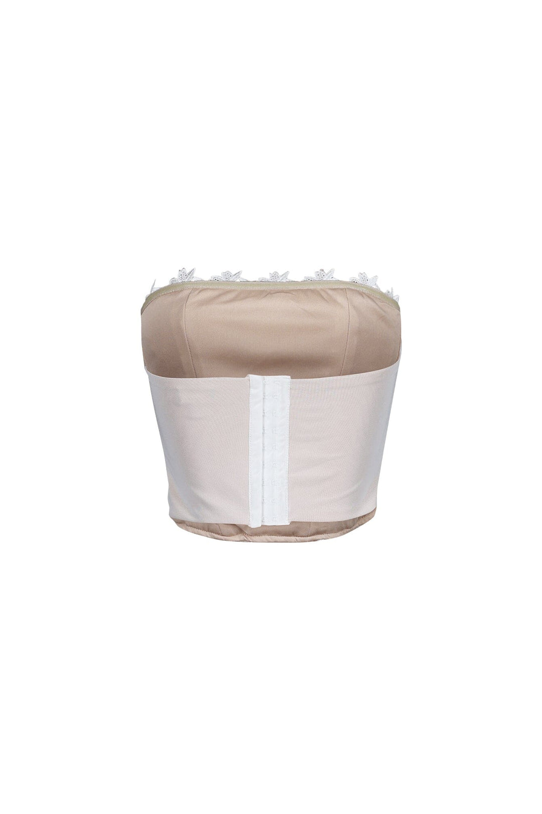Lacebound Bloom Mesh Corset Tube Top