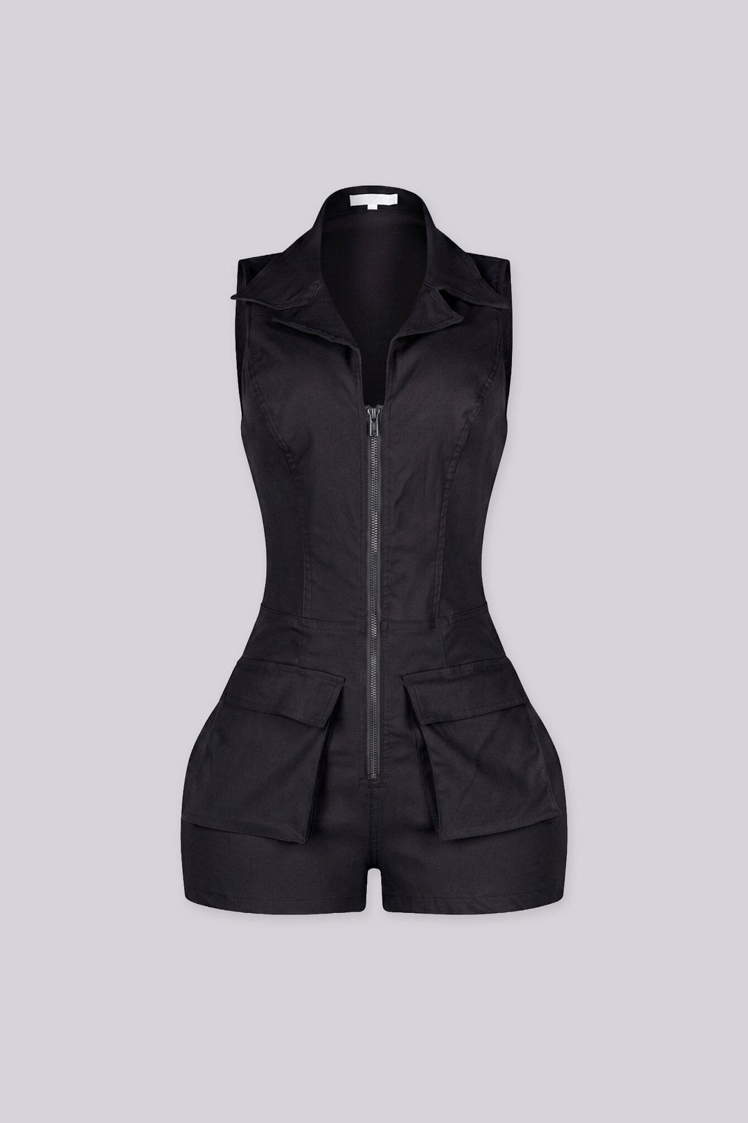 Orena Cargo Zip Up Romper