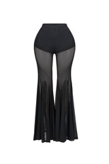 Aero Split Mesh Flared Pants