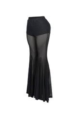 Aero Split Mesh Flared Pants