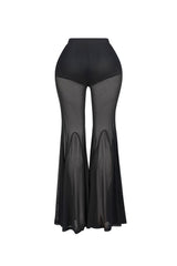 Aero Split Mesh Flared Pants