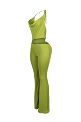 Shiva O Ring Cut Out Detail Jumpsuit