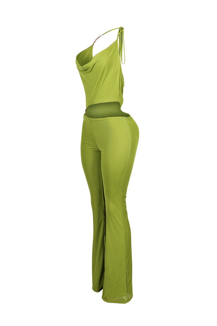 Shiva O Ring Cut Out Detail Jumpsuit