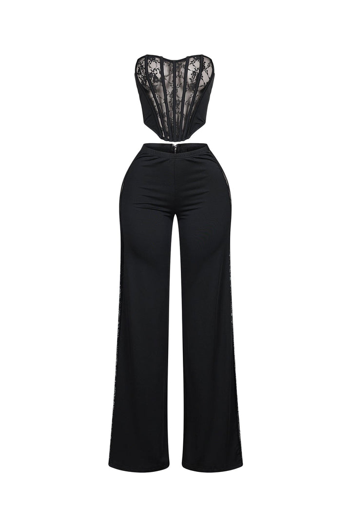 Cirelle Lace Corset Top &amp; Pants SET