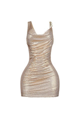 Feel confident Shiny Sexy Mini Dress